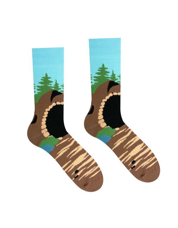 Fröhliche Sockenhöhle
