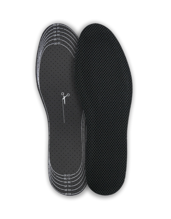 Atmungsaktive Einlegesohlen für Carbon-Schuhe - Schneiden