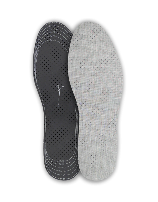 Einlegesohlen für Carbon-Schuhe - abgeschnitten