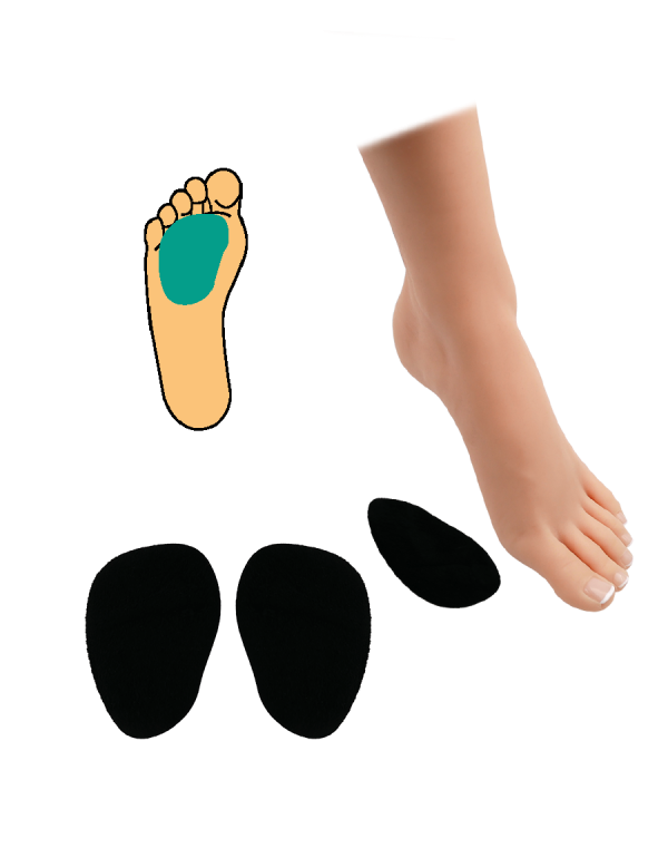 Silikon-Metapad mit Fingerauflage - schwarz