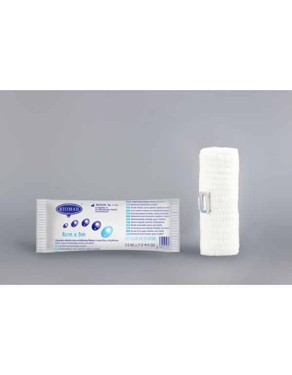 Elastische Binde mit Schnalle 5 m x 8 cm