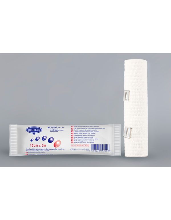 Elastische Binde mit Schnalle 5 m x 15 cm