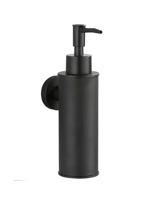 Runder, wandmontierter Seifenspender von Sydney Black