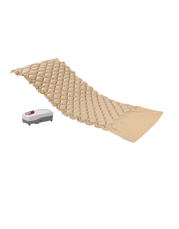Anti-Dekubitus-Luftmatratze mit Wechseldruck und Pumpe