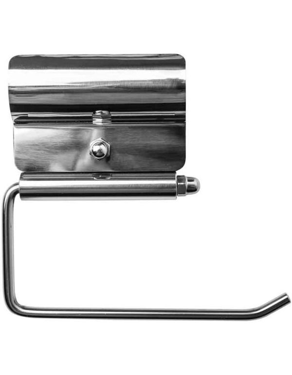 Toilettenpapierhalter für Menschen mit Behinderung, Ø 32, glänzender Edelstahl