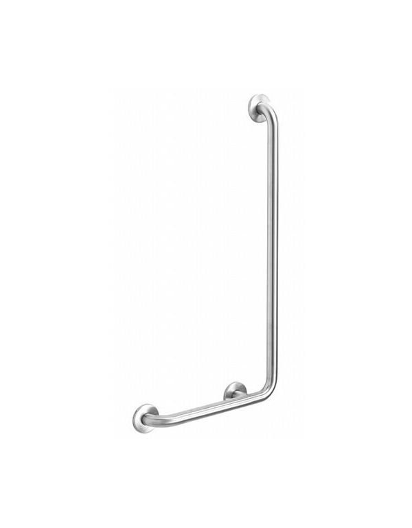 Mattes, rechteckiges Edelstahl-Handlaufgeländer für körperlich beeinträchtigte Personen 7/5 rechts 90°