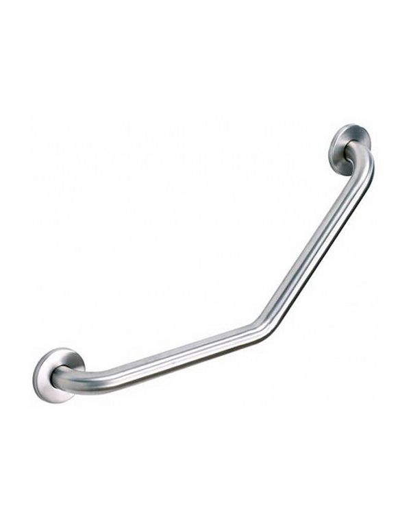 Polierter Edelstahl-Handlauf mit 130°-Winkel für Menschen mit Behinderungen