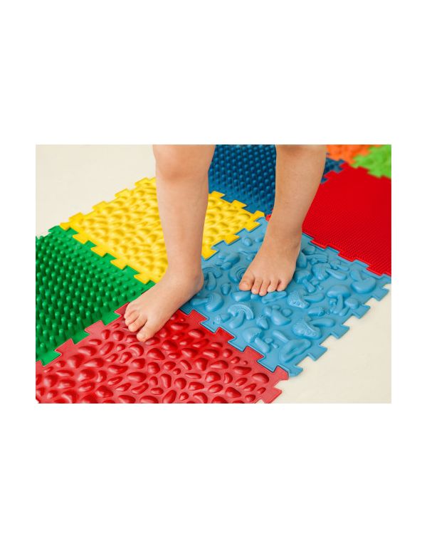 Massage-Orthopädiematte Puzzle „Mix“ 10 Elemente