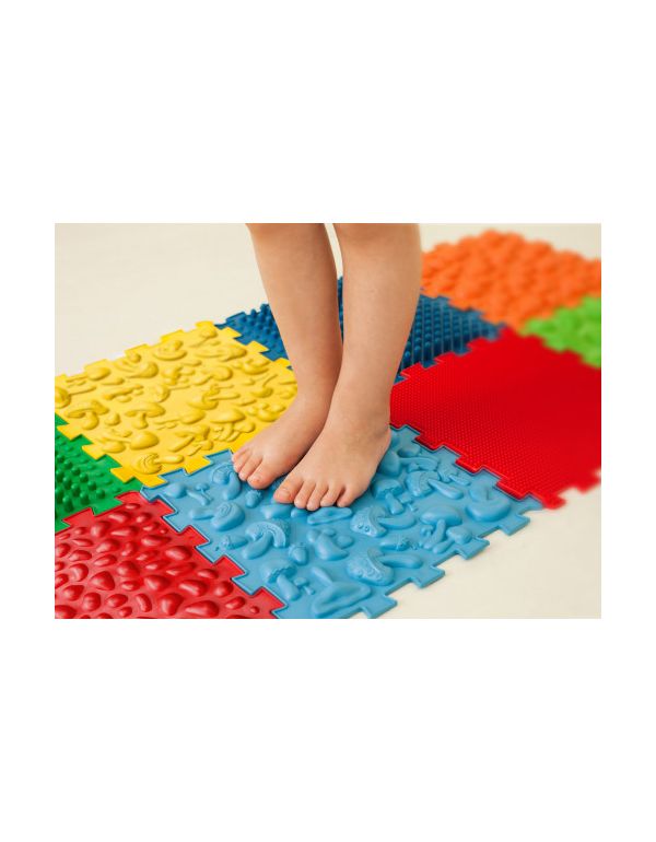 Massage-Orthopädiematte Puzzle „Mix“ 8 Elemente