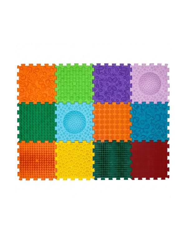 Ortek Mega Mix Puzzle Massagematte, 12-teilig
