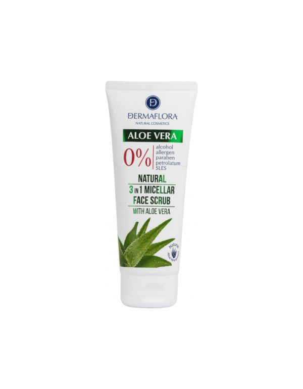Dermaflora 0% Mizellen-Gesichtspeeling 100 ml mit Aloe Vera