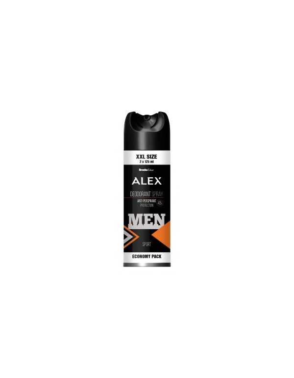 Alex Deodorant Spray für Männer 250 ml XXL Sport