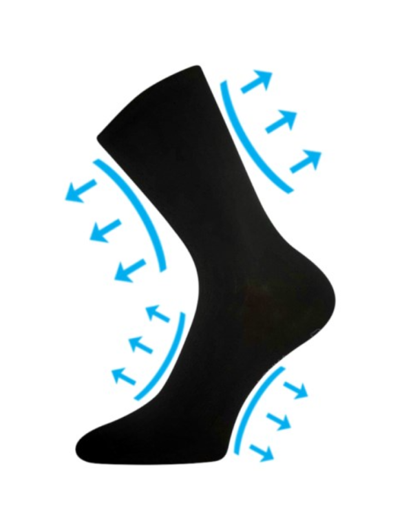 DIABAMBIX sehr dehnbare Socken für Diabetiker