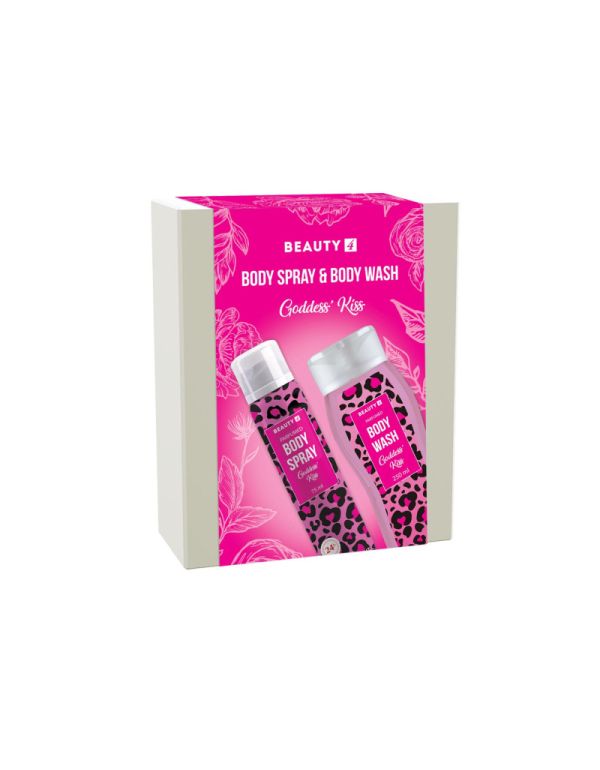 Beauty 4 Geschenkset Duschgel 250 ml + Körperspray 75 ml Goddess Kiss