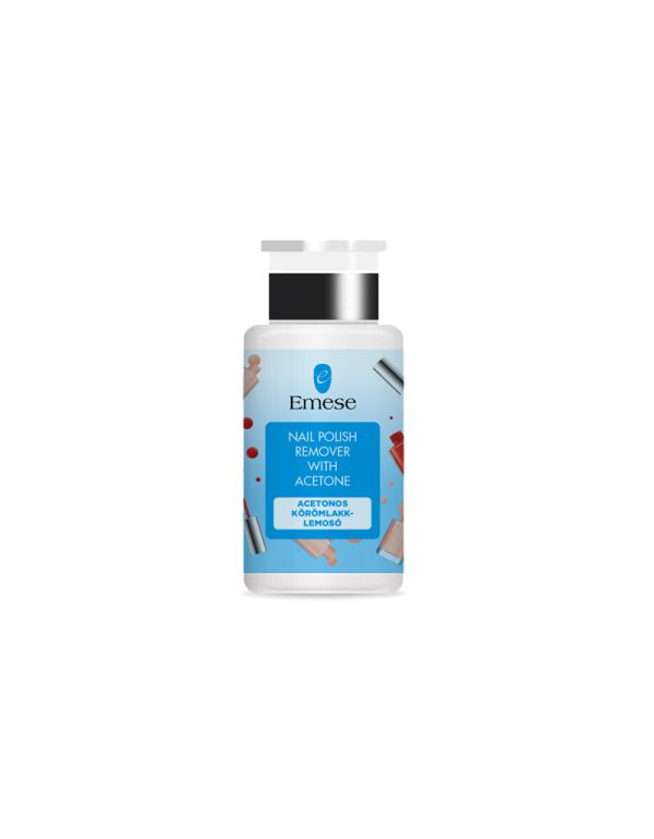 Emese Nagellackentferner mit Aceton und Pumpe, 200 ml
