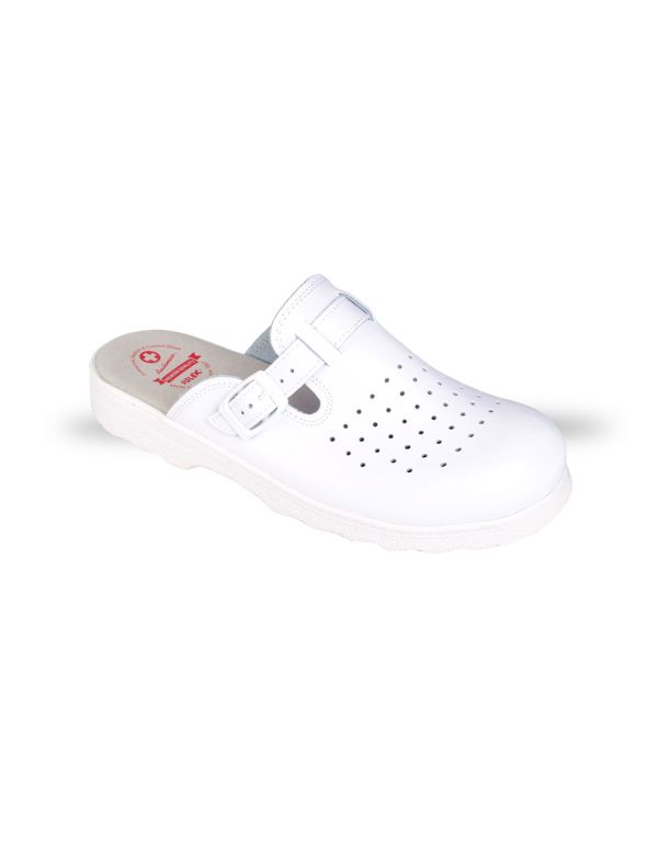Herrenschuhe - weiße Clogs Anatomico SM3