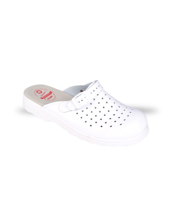 Herrenschuhe - weiße Clogs Anatomico SM4