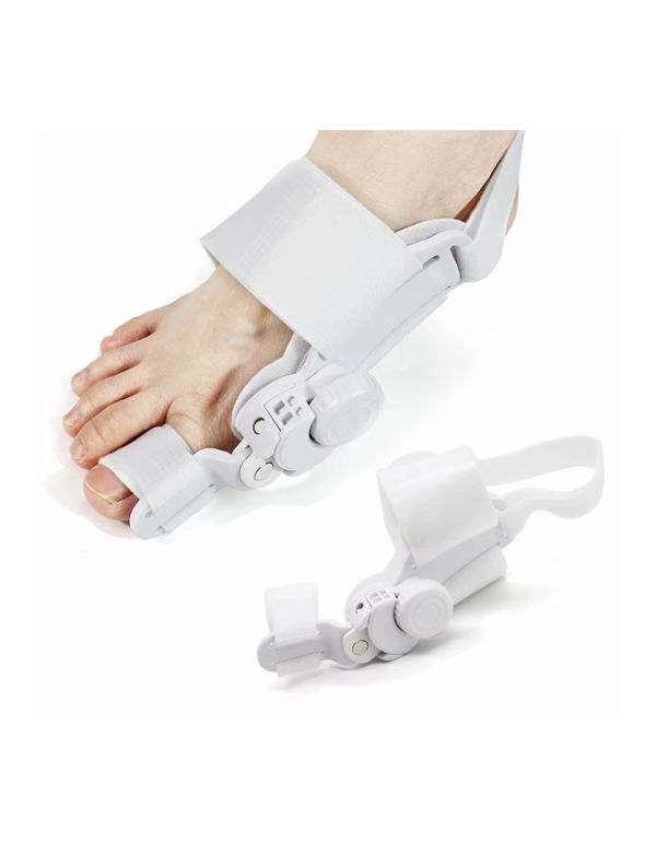 Verstellbare Hallux-valgus-Schiene mit Gelpolsterung