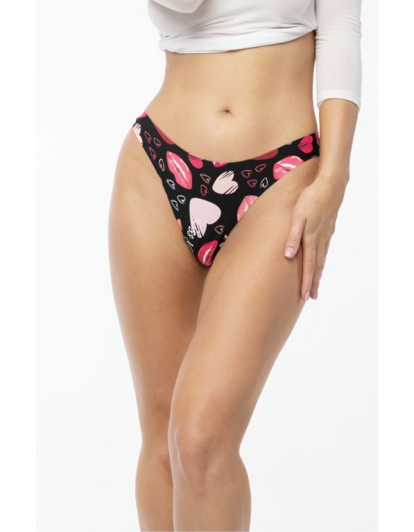 Nahtloser Slip KISS ME - einfacher String