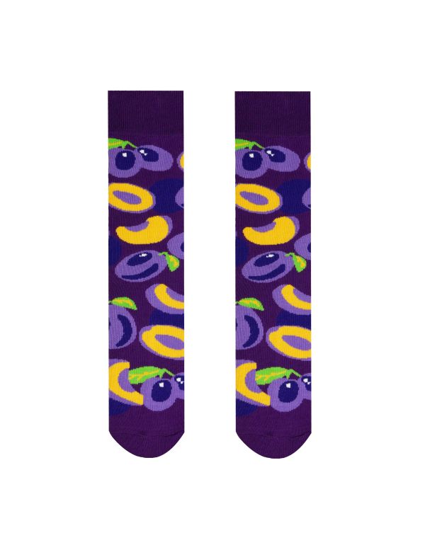 Geschenkpackung Socken Pflaumenkompott (1 Paar)