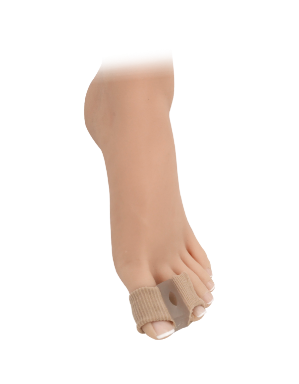 Hallux Valgus Korrektor mit Finger- und Daumenmanschette - Textil 2Stk