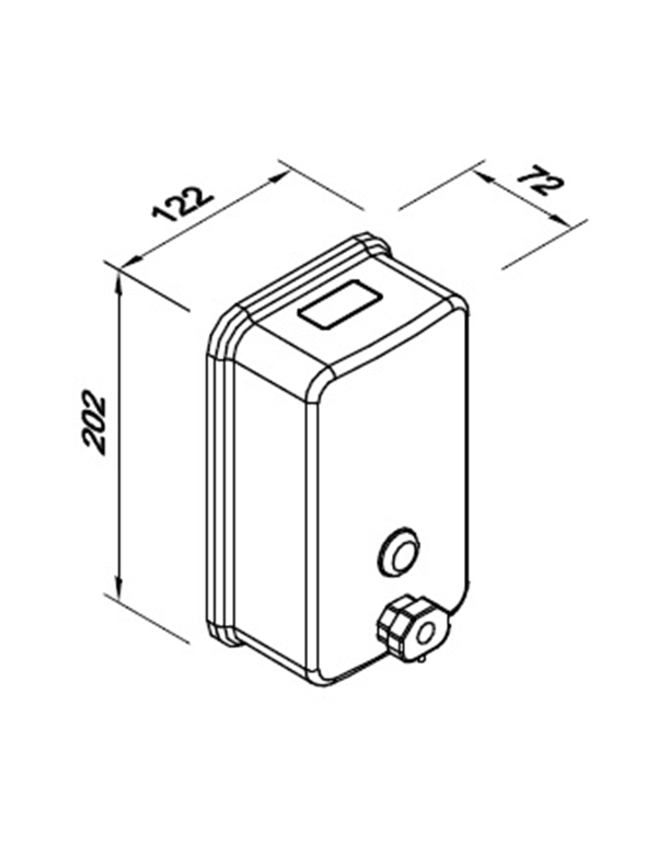 Flüssigseifenspender 1l TOP