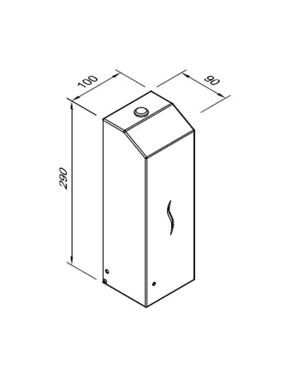 Automatischer Seifen- und Desinfektionsmittelspender 1l HIT schwarz