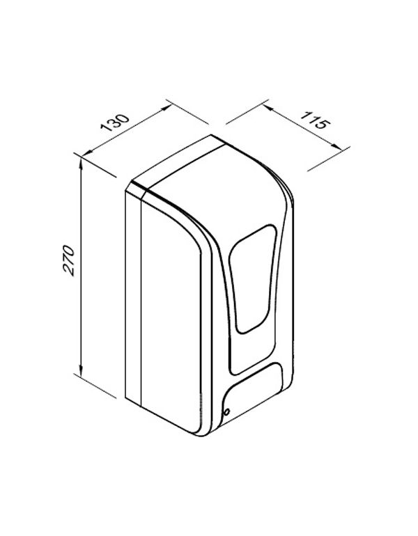 Automatischer, berührungsloser Schaumseifenspender MED