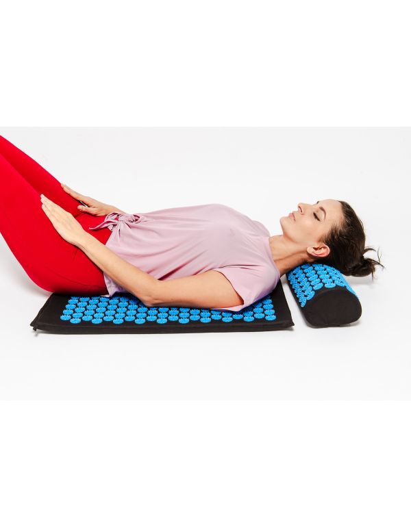 Akupressurmatte mit Kissen