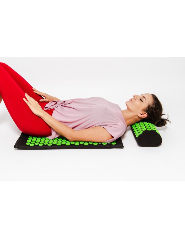 Akupressurmatte mit Kissen