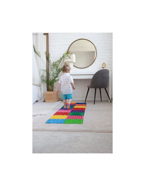 Massage-Orthopädiematte Puzzle „Mix“ 10 Elemente