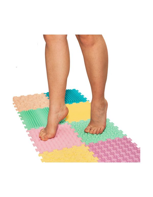 Massagematte Puzzle Mix Pastell 6 Elemente