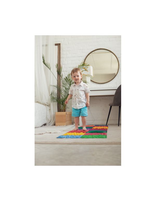 Massage-Orthopädiematte Puzzle „Mix“ 8 Elemente