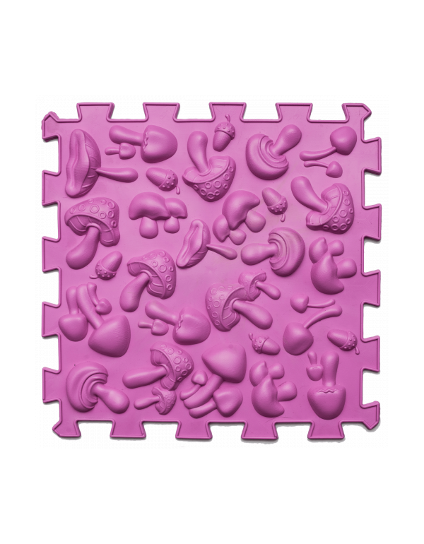 Sensorisch-motorischer Massageteppich Puzzle „Mega Mix“ 16 Elemente