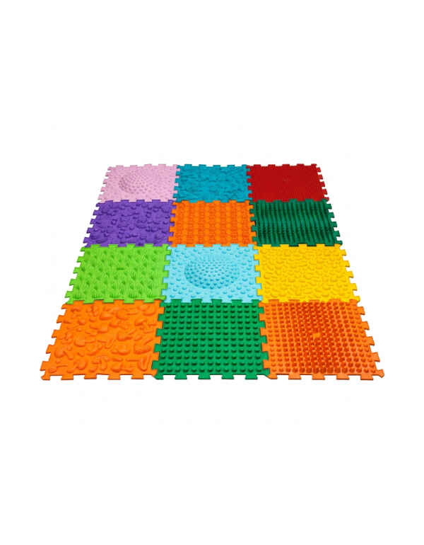 Ortek Mega Mix Puzzle Massagematte, 12-teilig