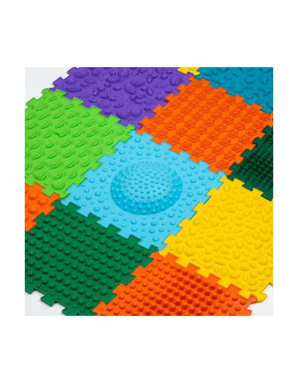 Ortek Mega Mix Puzzle Massagematte, 12-teilig