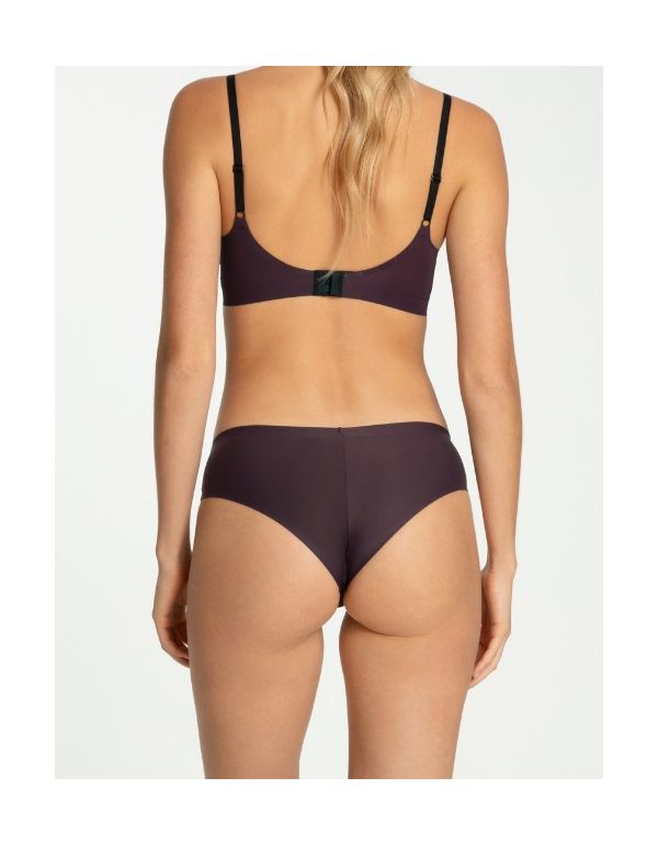 Nahtloser Slip in Dunkelviolett - Simple Brasil